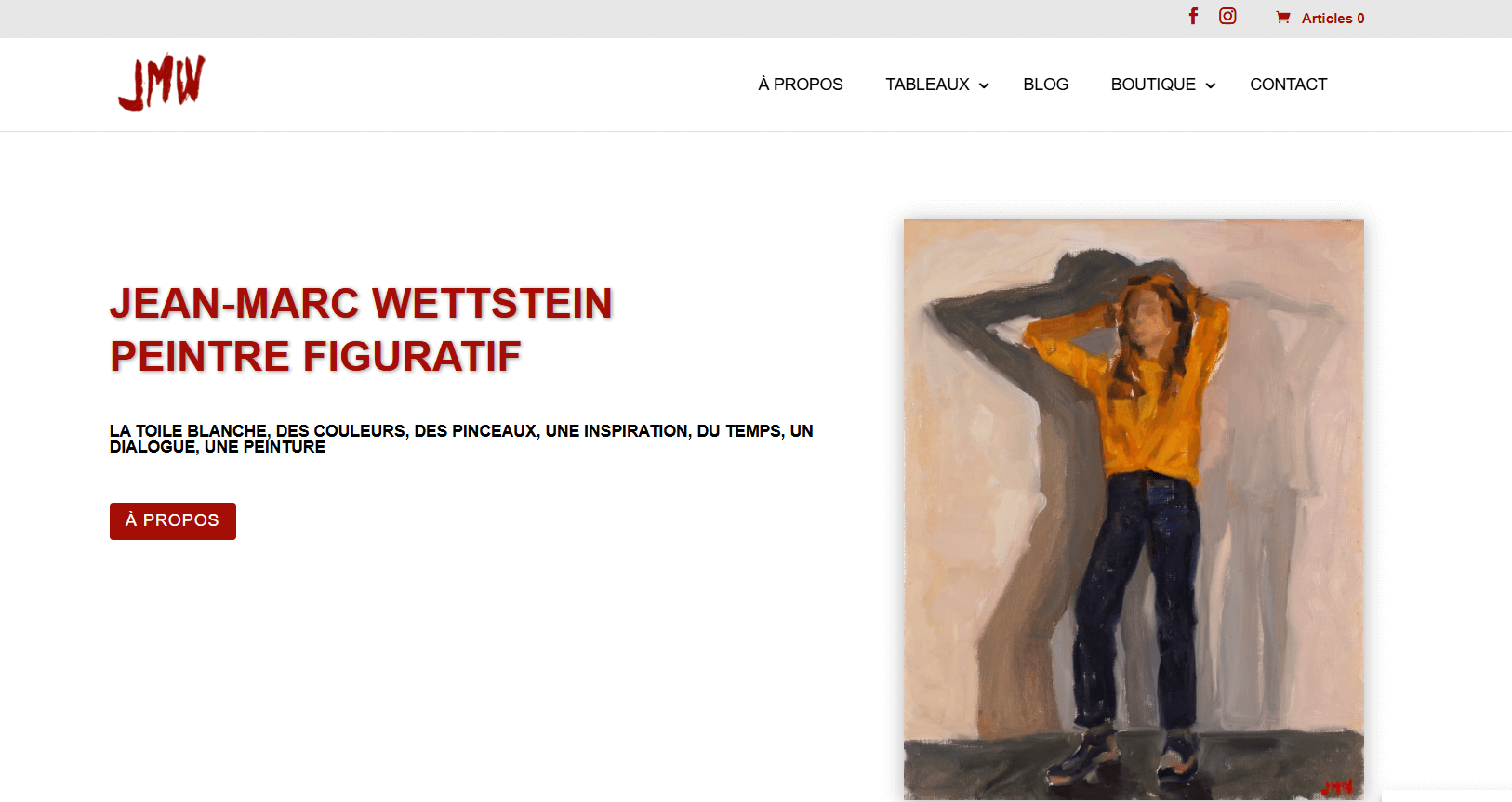 ecran accueil site jmw